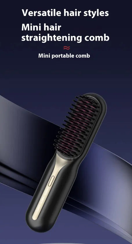 Wireless Charging Hair Straightening Comb