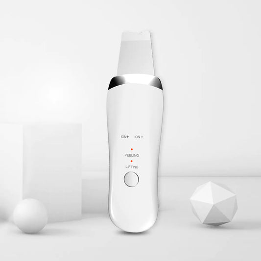 Ultrasonic Skin Scrubber - Rechargeable Facial Device