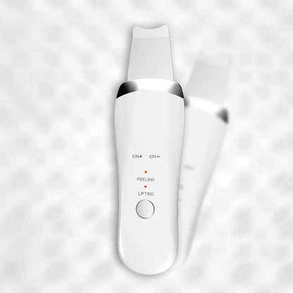 Ultrasonic Skin Scrubber - Rechargeable Facial Device