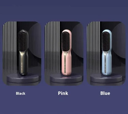 Wireless Charging Hair Straightening Comb